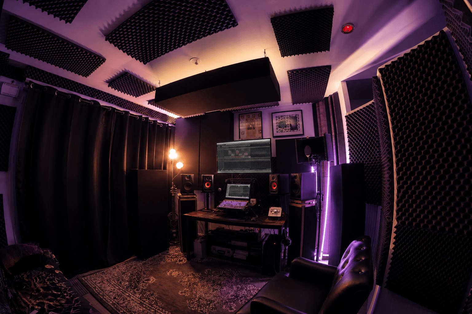 Deuxième vue grand-angle du studio